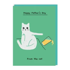 Happy Father's Day From The Cat Card - Ken The Cat | Ohh Deer
