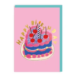 Heart Cake Birthday Card - Daria Solak | Ohh Deer