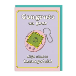 High Stakes Tamagotchi New Baby Card | Ohh Deer
