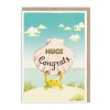 Huge Congrats Crab Greeting Card
