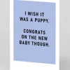 I Wish It Was A Puppy New Baby Card | Ohh Deer