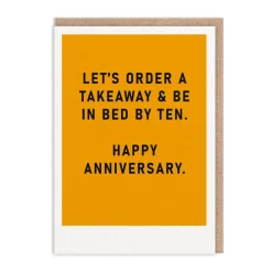In Bed By Ten Anniversary Card 🎉💑 | Ohh Deer