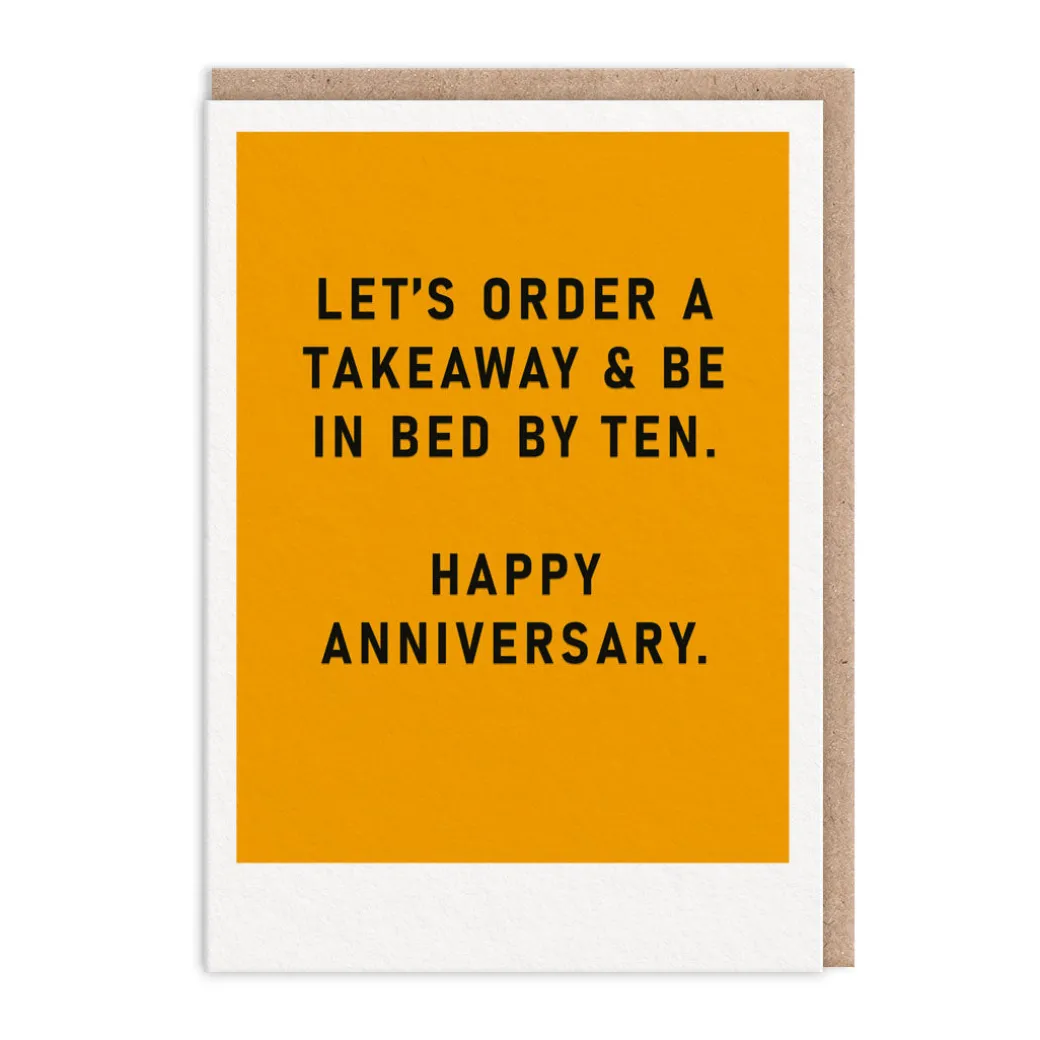 In Bed By Ten Anniversary Card ππ | Ohh Deer