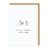 It's All Downhill From Here Funny Birthday Card | Ohh Deer