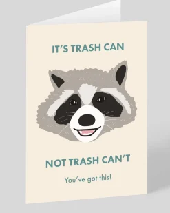 It's Trash Can Good Luck Card | Ohh Deer