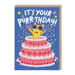 It's You're Purrthday Card