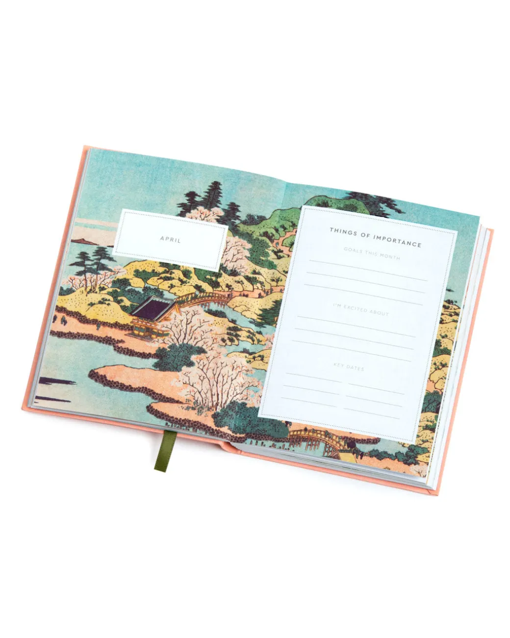 Japanese Blossom 2025 Diary | Ohh Deer A5 Linen Diary