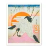 Japanese Cranes Riso Print (12x10)