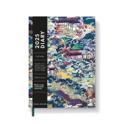 Japanese Toile 2025 Diary - A5 Diary with Weekly Views