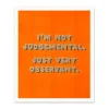 Judgemental Riso Print (12x10)