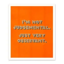 Judgemental Riso Print (12x10)