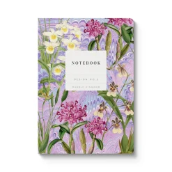 Kaleido Marble Orchids A5 Paperback Notebook