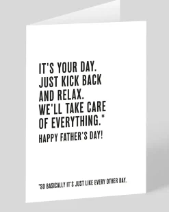 Kick Back and Relax Father's Day Card | Ohh Deer
