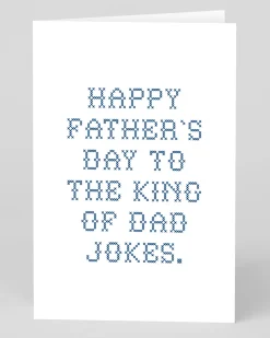 King of Dad Jokes Father's Day Card | Ohh Deer