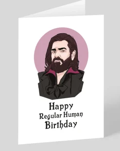 Laszlo Regular Human Birthday Card | Ohh Deer