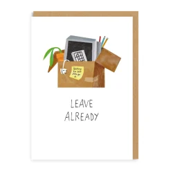 Leave Already Goodbye Card | Ohh Deer