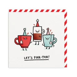 Lets Parttea Greeting Card