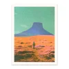 Lone Cowboy Riso Print (8x6)