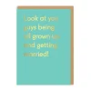 Look At You Guys Greeting Card