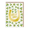 Lot's Of Luck Horseshoe Good Luck Card ☘️ | Ohh Deer