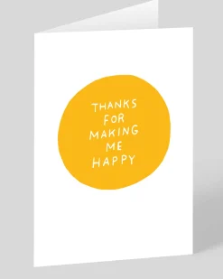 Making Me Happy Thank You Card | Ohh Deer
