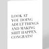 Making Shit Happen Congratulations Card | Ohh Deer