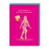 Margot Robbie Barbie Birthday Card