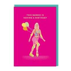 Margot Robbie Barbie Birthday Card