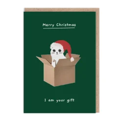 Merry Christmas I Am Your Gift Christmas Card | Ohh Deer