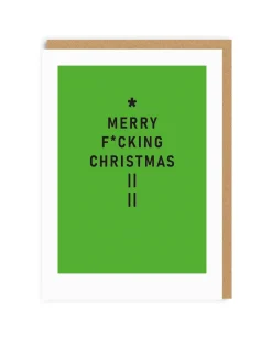 Merry F**king Christmas Greeting Card | Ohh Deer