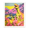 Midcentury T-Rex Riso Print (12x10)