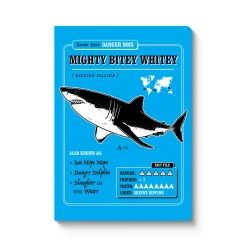 Mighty Bitey Whitey A5 Paperback Notebook