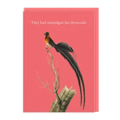 Misjudged Dress Code Greeting Card