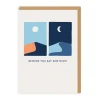 Miss You Day and Night Card | Thinking Of You Card | Ohh Deer