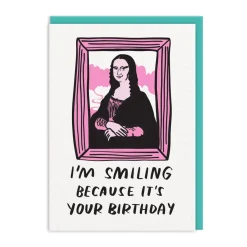 Mona Birthday Smile Greeting Card