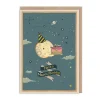 Moon Cake Birthday Card