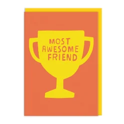 Most Awesome Friend Greeting Card 🏆 - Ashkahn | Ohh Deer