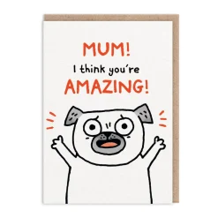 Mum, I Think You're Amazing! Mother's Day Card
