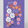 Mum You're The Best Flowers Greeting Card | Ohh Deer