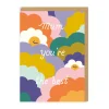 Mum You're The Best Rainbows Greeting Card