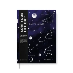 Navy Zodiac Star Linen Daily Planner | Journal | Ohh Deer