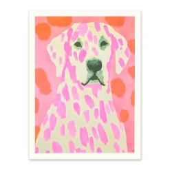 Neon Dalmatian Riso Print (8x6)