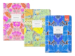 Neon Floral | 3 Pack of A5 Notebooks