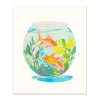 Neon Goldfish Riso Print (12x10)