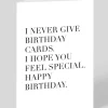 Never Give Cards Birthday Card | Ohh Deer