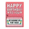 No Washing Up Voucher Birthday Card 🍽️ | Ohh Deer