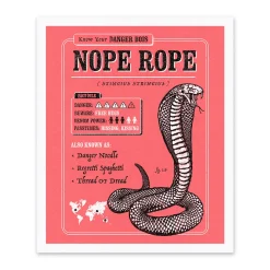 Nope Rope Riso Print (12x10)