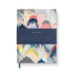 Ohh Deer 2025 A5 Diary - Scalloped Marble Diary with Weekly Layout