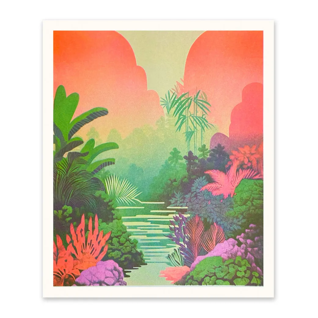 Ombre Landscape Riso Print (12x10)