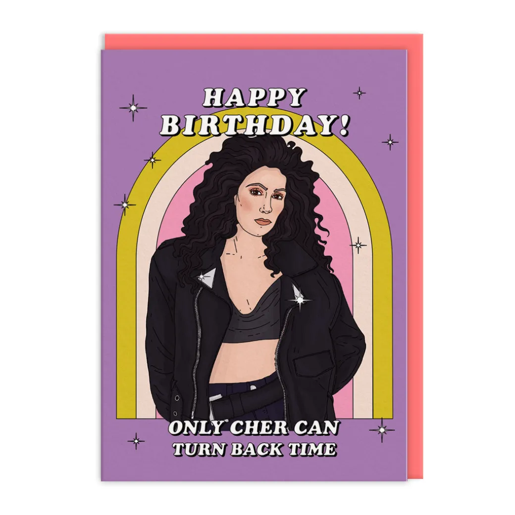 Only Cher Can Turn Back Time Birthday Card | Ohh Deer